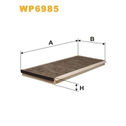 Фільтр салону WIX FILTERS Mercedes Sprinter 208-216, Sprinter 308-316, Sprinter 408-416, Volkswage (WP6985) 325118 фото