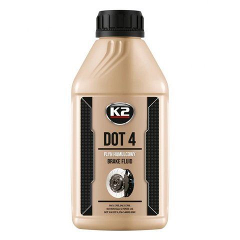 Рідина гальмівна K2 Turbo Brake Fluid DOT 4 0,5 л (T104) K20066 фото