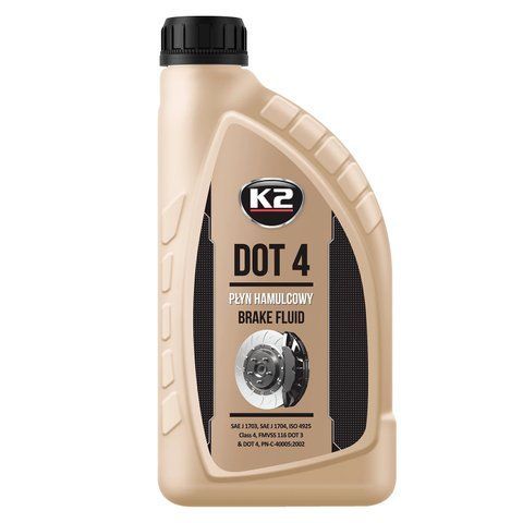 Рідина гальмівна K2 Turbo Brake Fluid DOT 4 1 л (T108) K20067 фото