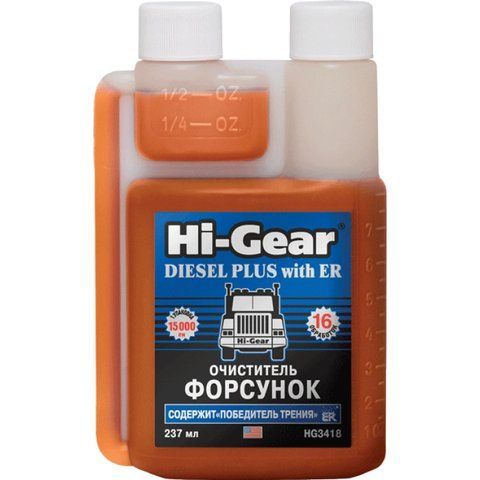 Очищувач форсунок HI-GEAR з ER для дизеля 237 мл (HG3418) 733418 фото