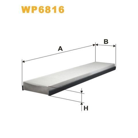 Фільтр салону WIX FILTERS Ford Cougar, Mondeo I (93-96), Mondeo II (96-00) (WP6816) 324863 фото