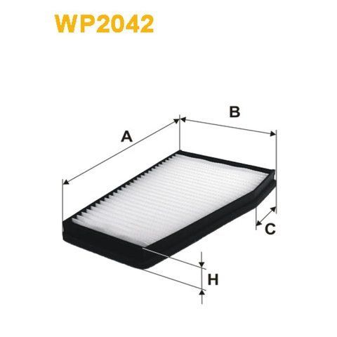 Фільтр салону WIX FILTERS Chevrolet Europe (GM) Epica, Evanda (WP2042) 322042 фото