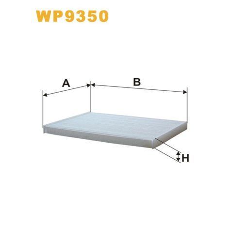 Фільтр салону WIX FILTERS Nissan Qashqai, X-Trail II (WP9350) 327335 фото