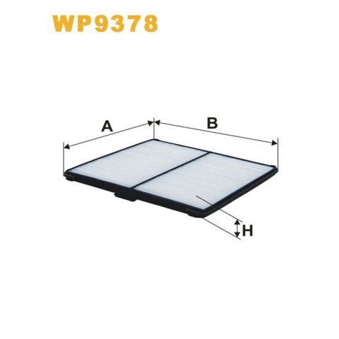 Фільтр салону WIX FILTERS Chevrolet Europe (GM) Rezzo, Spark, Daewoo (Chevrolet) Matiz (WP9378) 327371 фото
