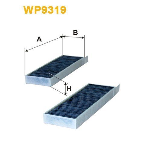 Фільтр салону WIX FILTERS Citroen Berlingo III, C4, C4 Picasso, Peugeot 3008, 5008, Partner III (WP9319) 327280 фото