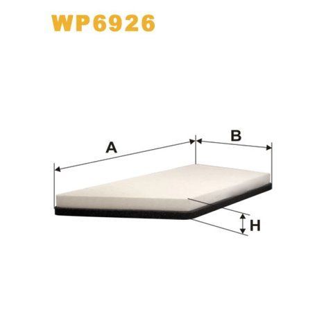 Фільтр салону WIX FILTERS Peugeot 206/206 SW, 206+ (WP6926) 325040 фото
