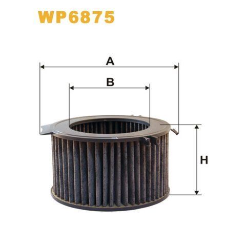 Фільтр салону WIX FILTERS (Volkswagen Caravelle (T4), Transporter (T4)) (WP6875) 324974 фото