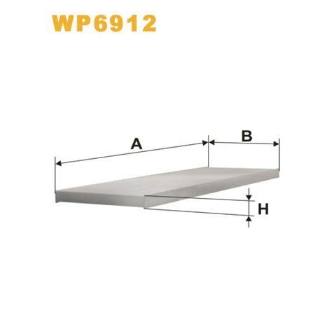 Фільтр салону WIX FILTERS Citroen Jumper I, Jumper II, Fiat Ducato (94->), Ducato 2002, Peugeot Bo (WP6912) 325022 фото