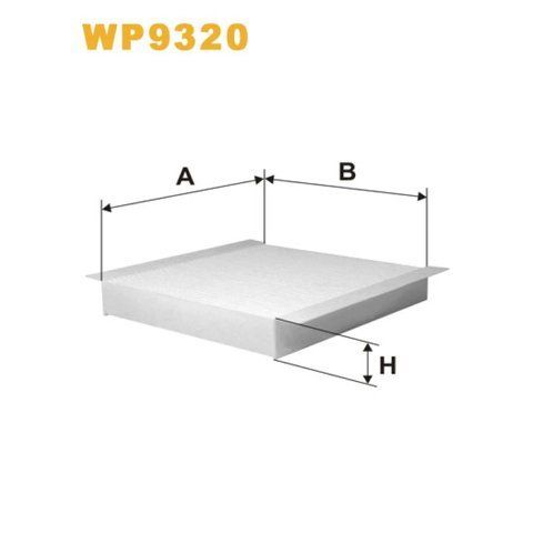Фільтр салону WIX FILTERS Citroen Nemo, Fiat Doblo II, Fiorino II, Linea, Qubo, Peugeot Bipper (WP9320) 327282 фото