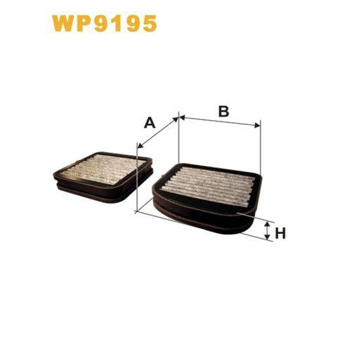 Фільтр салону WIX FILTERS Mercedes CL (C215), E (W/S210), Maybach (W240), S (W220) (WP9195) 327086 фото