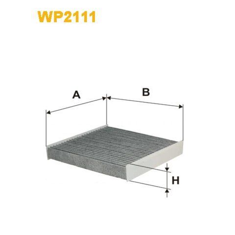 Фільтр салону WIX FILTERS Dacia Logan II, Sandero II, Renault Captur, Clio IV, Logan II, Sandero II (WP2111) 322111 фото