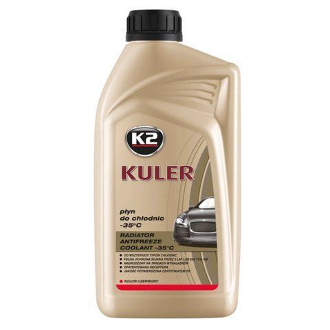 Рідина охолоджуюча K2 Kuler Long Life -35 &deg;C G12 червона 1 л (T201C) K20260 фото