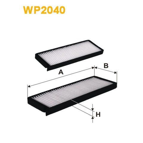Фільтр салону WIX FILTERS Daewoo (Chevrolet) Rexton, Ssangyong Rexton (WP2040) 322040 фото