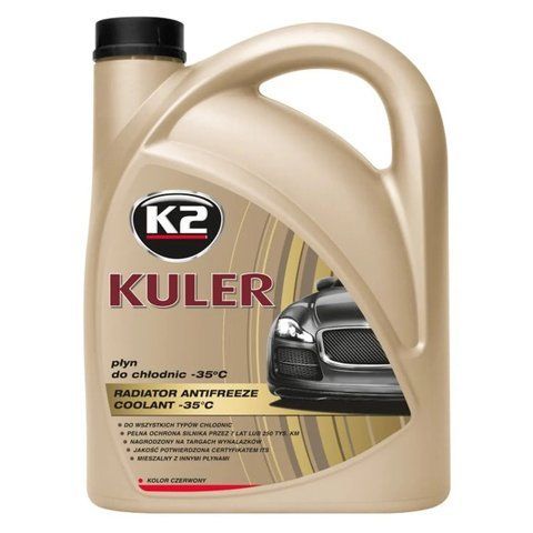 Рідина охолоджуюча K2 Kuler Long Life -35 &deg;C G12 червона 4 л (T204C) K20869 фото