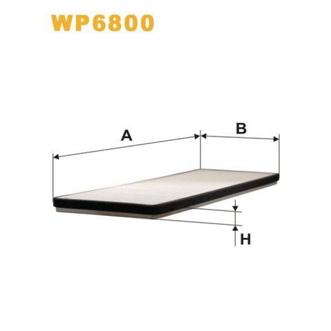 Фільтр салону WIX FILTERS Bedford Astramax/Astra Van, Opel Astra Classic, Astra F/Astra F Cabrio, (WP6800) 324824 фото