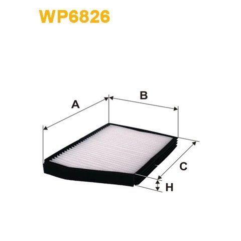 Фільтр салону WIX FILTERS Daewoo Leganza Obsolete (WP6826) 324884 фото